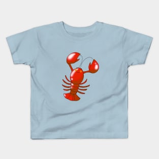 cute red lobster Kids T-Shirt